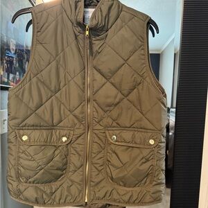 Workshop Republic Clothing Olive Quilted Vest